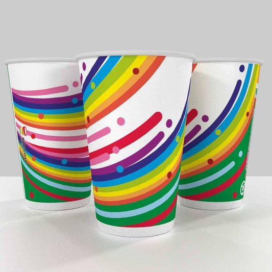 300ML Paper Cup – Packk of 50 - Printed | Premium Quality