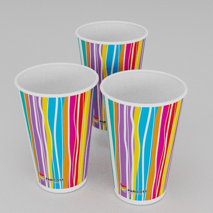 300ML Paper Cup – Packk of 50 - Printed | Premium Quality