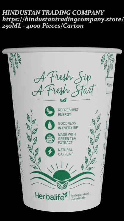 Afresh Party & Welcome Drink | 250ML | 250GSM | Spectra Glasses | 50 Count Pack