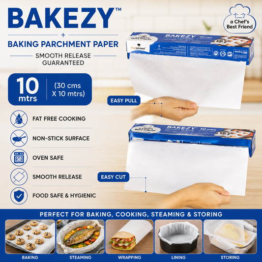 Chefsmart Baking Parchment Paper – 30cm × 10m | Non-Stick & Reusable
