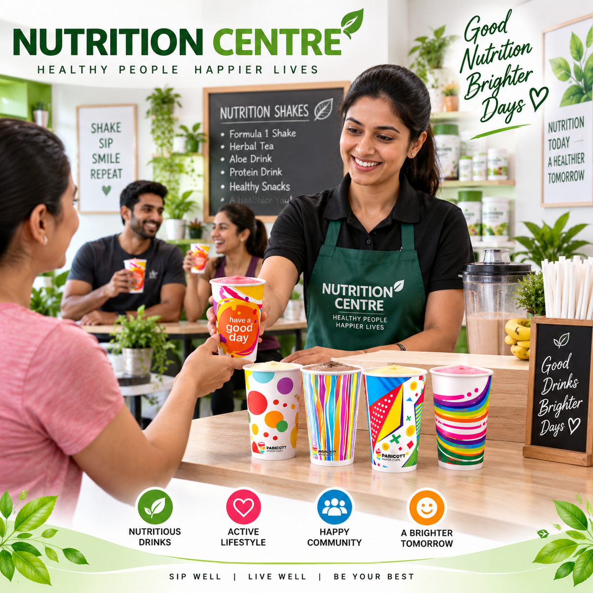 300ML Premium Paper Cups | 225 GSM & 240 GSM | Plain & Printed | 2000 Cups/Box