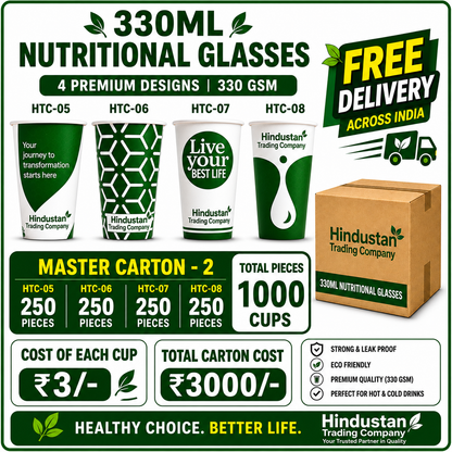 Master Carton – 2 | 1,000 Pieces | 330 GSM | 4 Designs HTC-5678