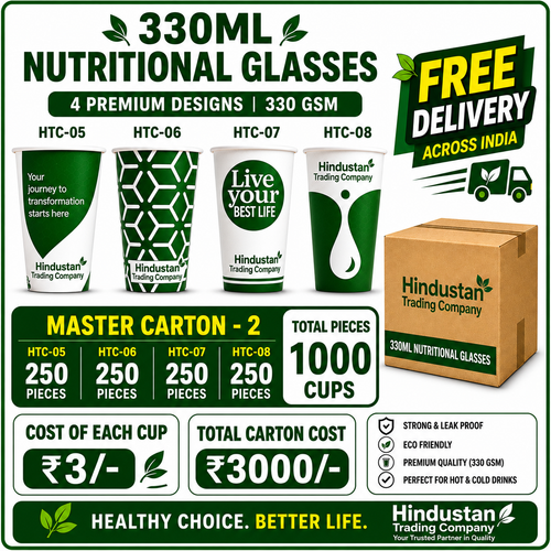 Master Carton – 2 | 1,000 Pieces | 330 GSM | 4 Designs HTC-5678