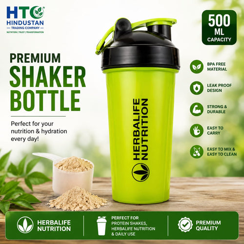 Premium 500 ML Shaker Bottles | BPA-Free, Leak-Proof &amp; Durable | Protein Shake &amp; Nutrition Bottles